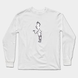 Angry Boy Long Sleeve T-Shirt